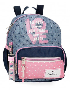 MOCHILA 23CM. PJL NONI DENIM